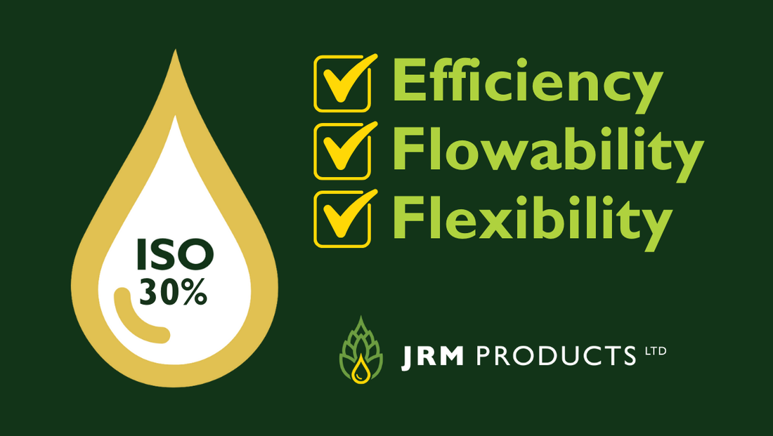 ISO 30%: Efficient Bittering with Flowability and Flexibility